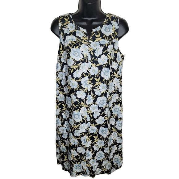 J. Jill Love Linen Floral summer dress size XS - Picture 1 of 6